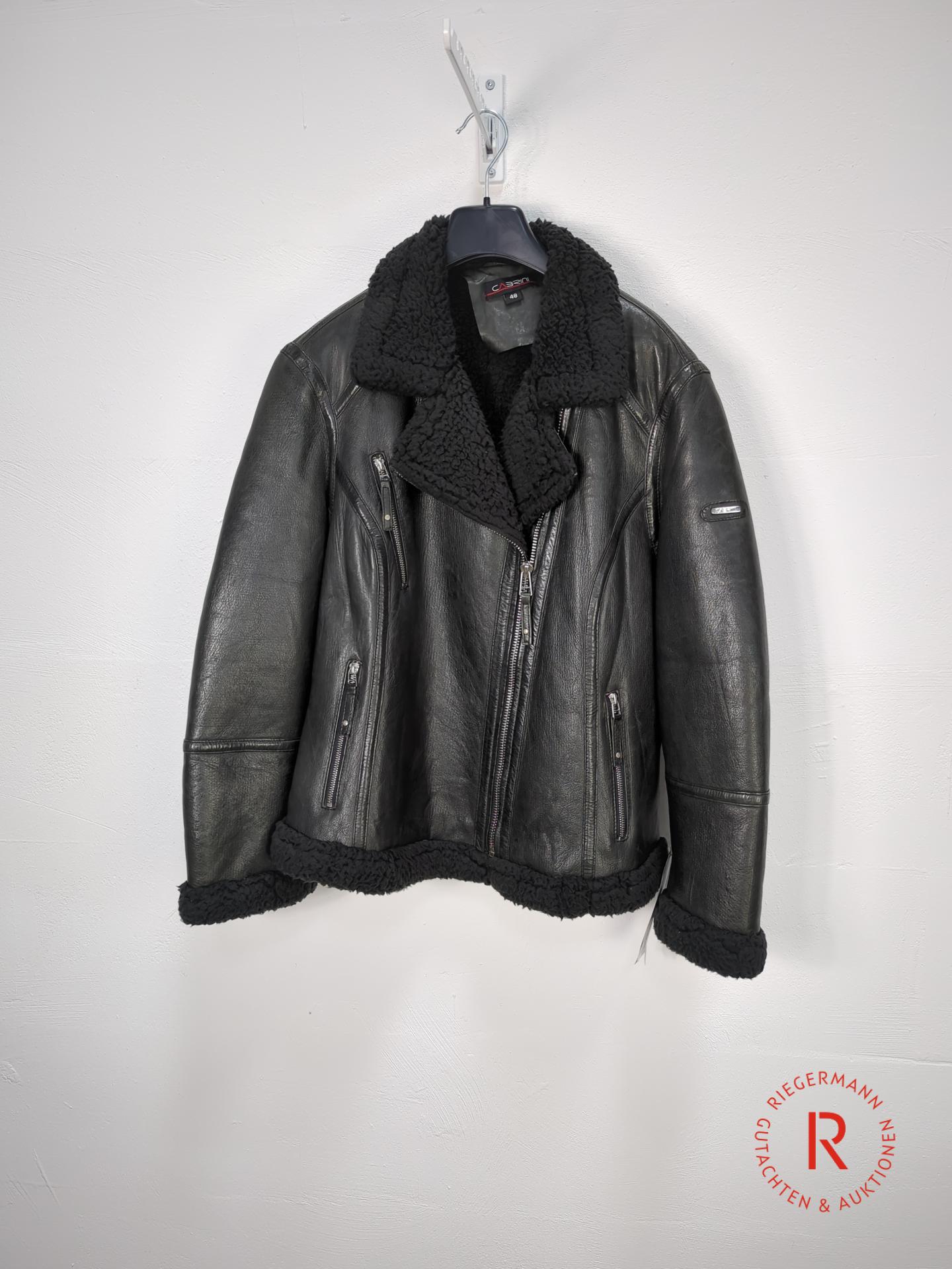 DAMEN LEDERJACKE GRÖSSE 48